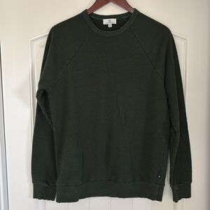 AG Adriano Goldschmied Forest‎ Green Crewneck Cotton Sweatshirt Mens Size XS